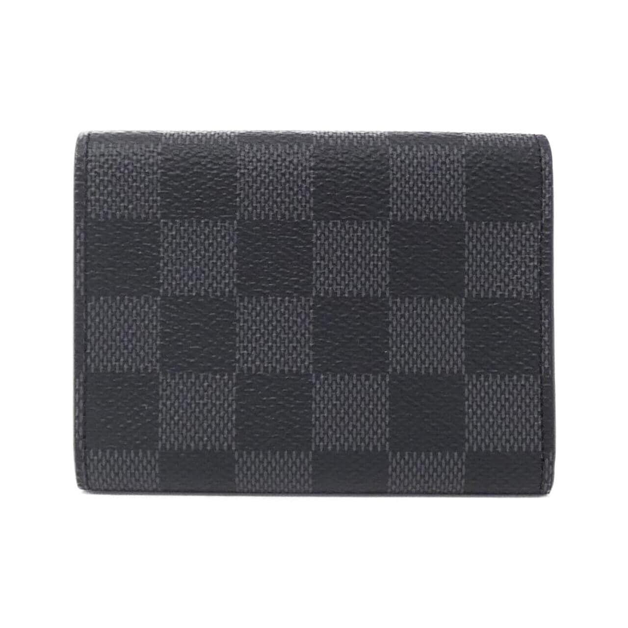 LOUIS VUITTON Vuitton Damier Graphite Anvelop Carte de Visite N63338 Card Case