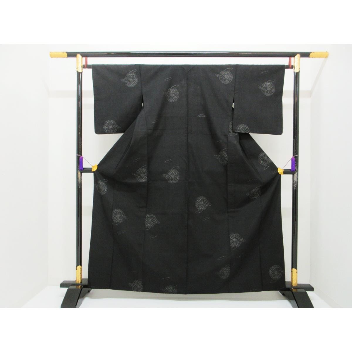 紬　【本場結城紬】証紙付　胴抜き仕立