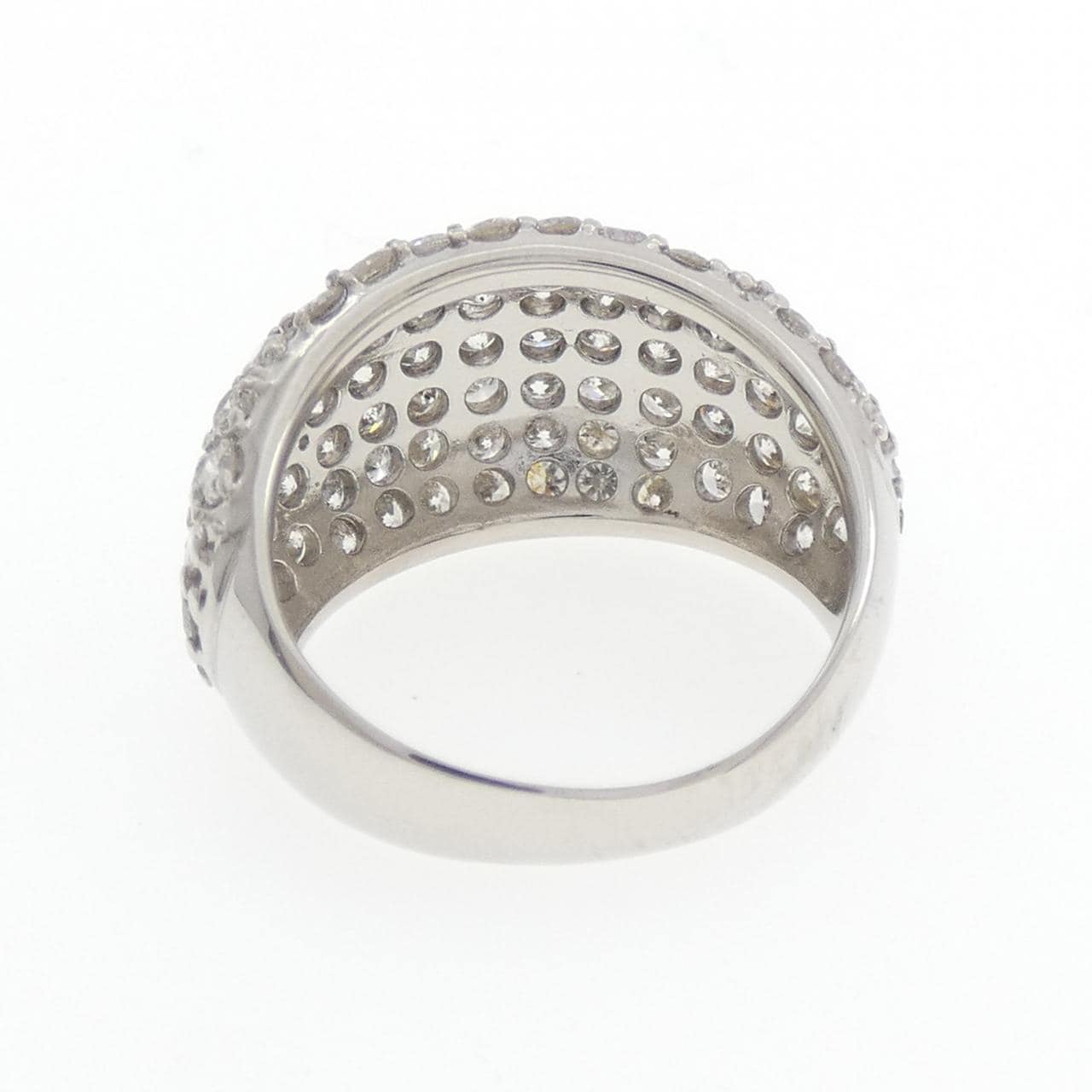 PT900 パヴェ ダイヤモンド リング 3.00CT