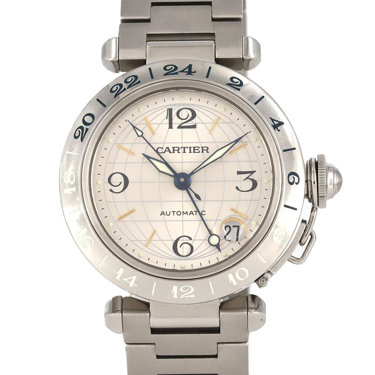 Cartier Pasha C GMT W31029M7 SS自动上弦
