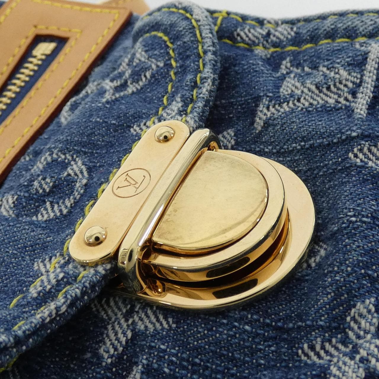 ルイヴィトン モノグラム デニム バギー PM M95049+J54316 ショルダーバッグ