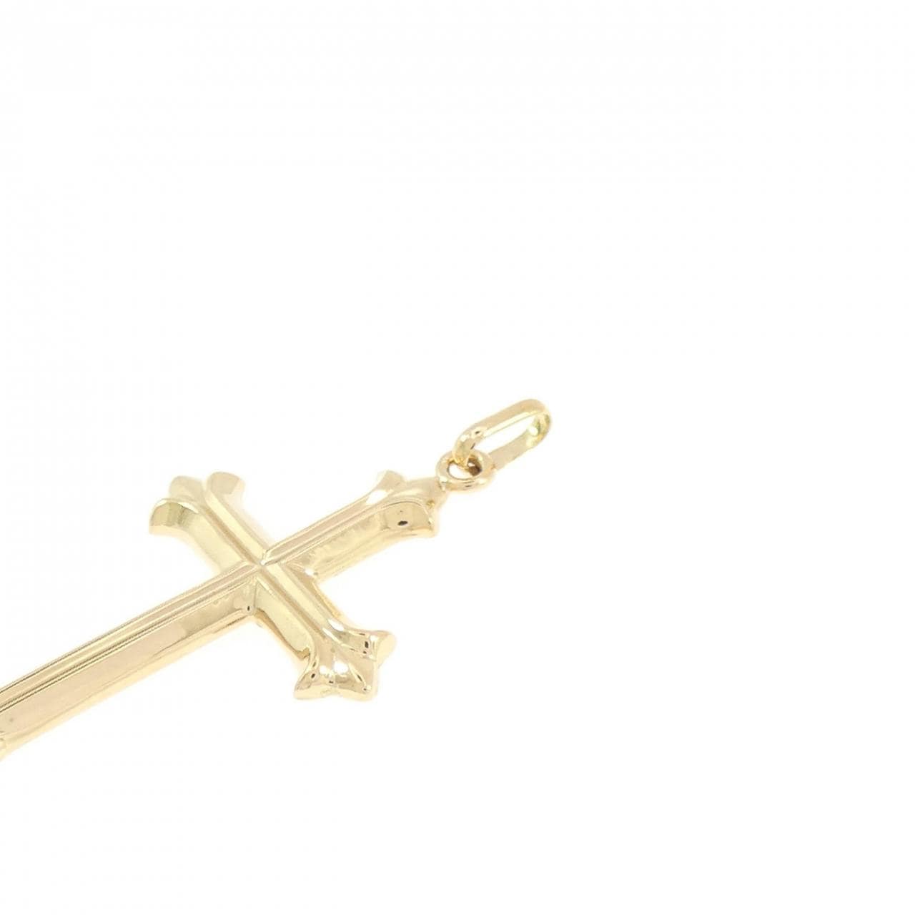 【新品】K18YG クロス ペンダント