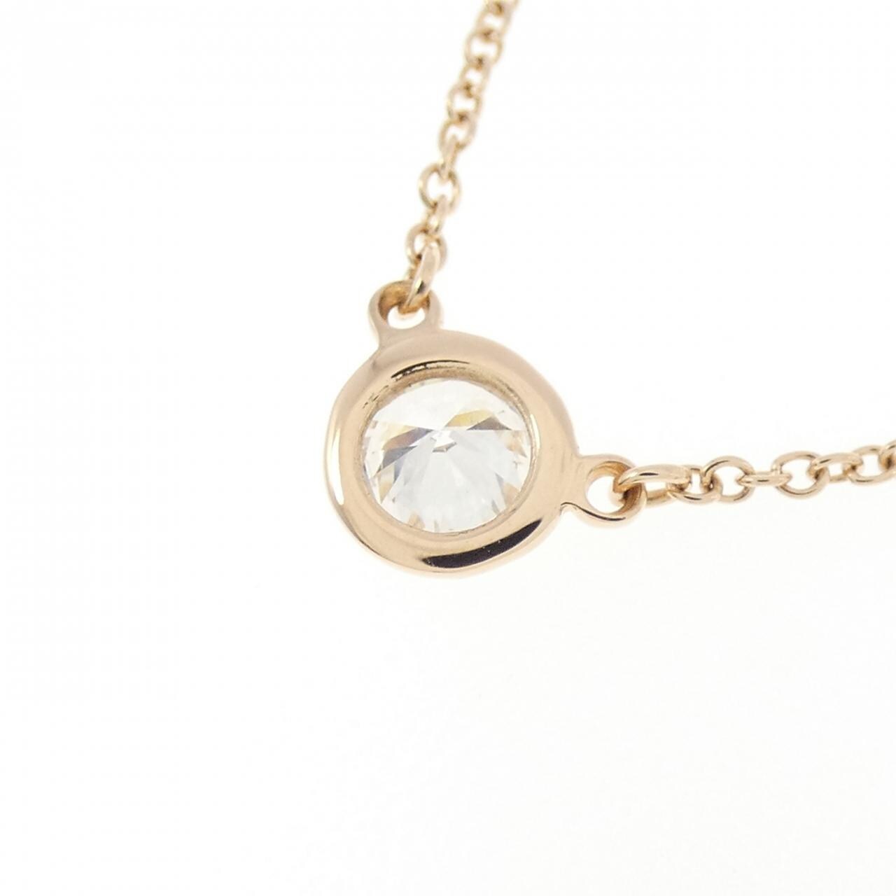 ティファニー バイザヤード ネックレス 0.28CT F VVS2 3EXT