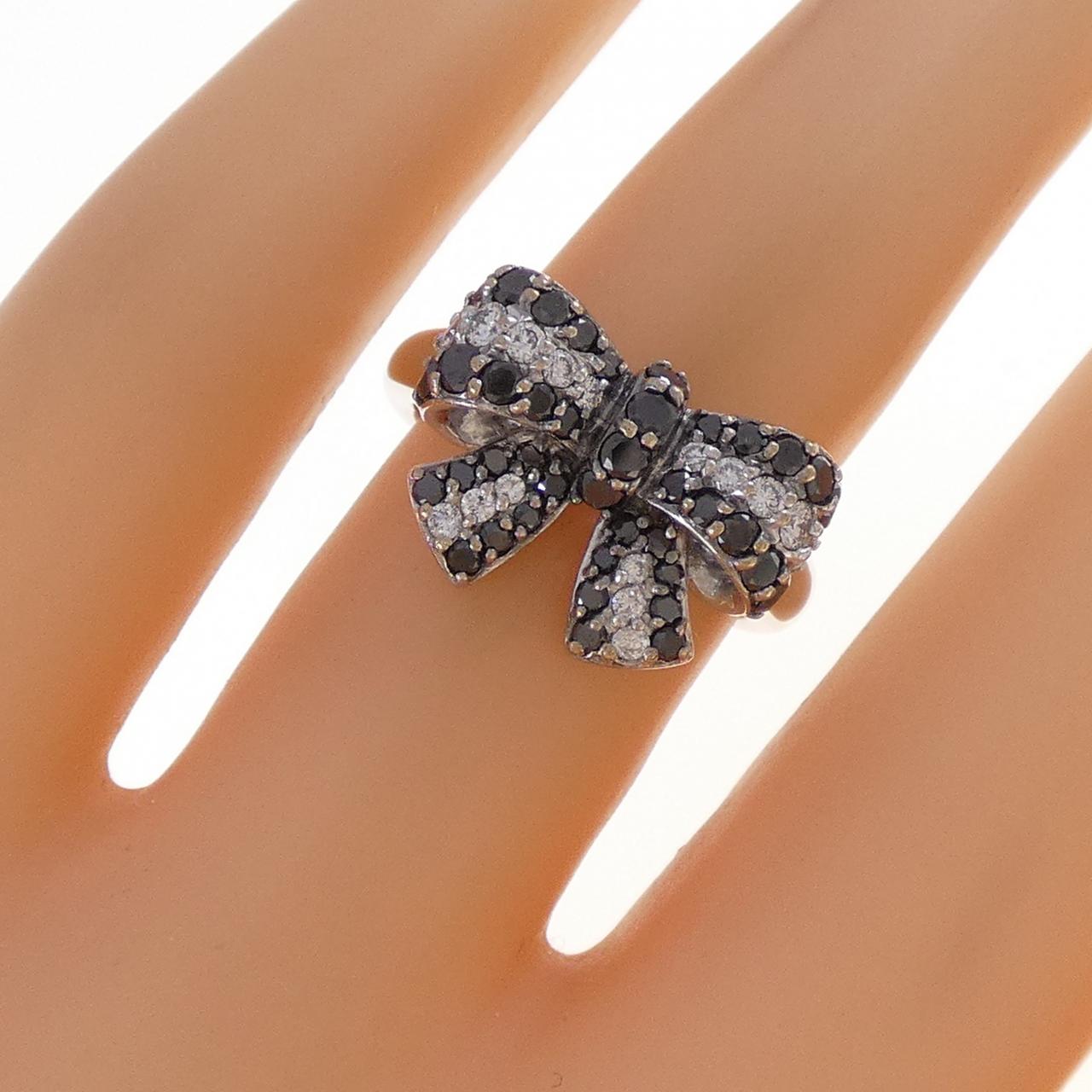 ポンテヴェキオ リボン ダイヤモンド リング 0.58CT