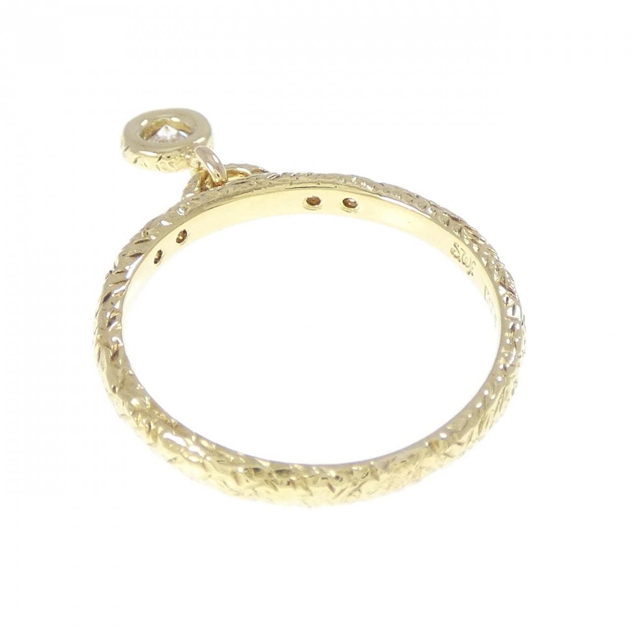 K18YG ダイヤモンド リング