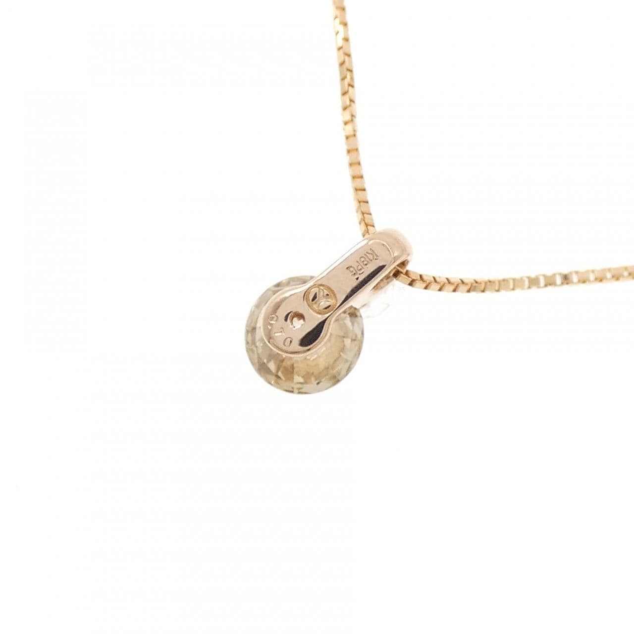 K18PG ダイヤモンド ネックレス 0.70CT