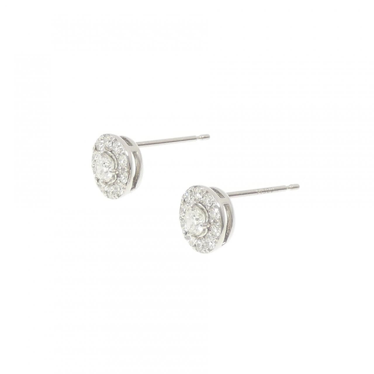 PT950/PT900 ダイヤモンド ピアス 0.40CT