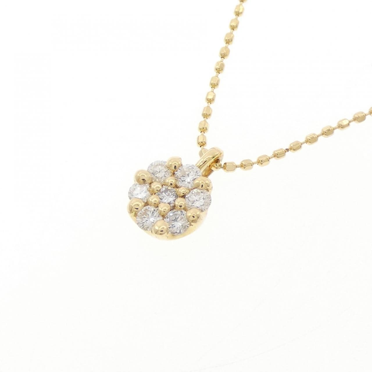 K18YG ダイヤモンド ネックレス 0.17CT