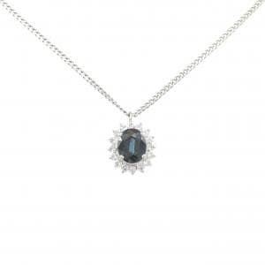 PT900 サファイヤ ネックレス 1.20CT