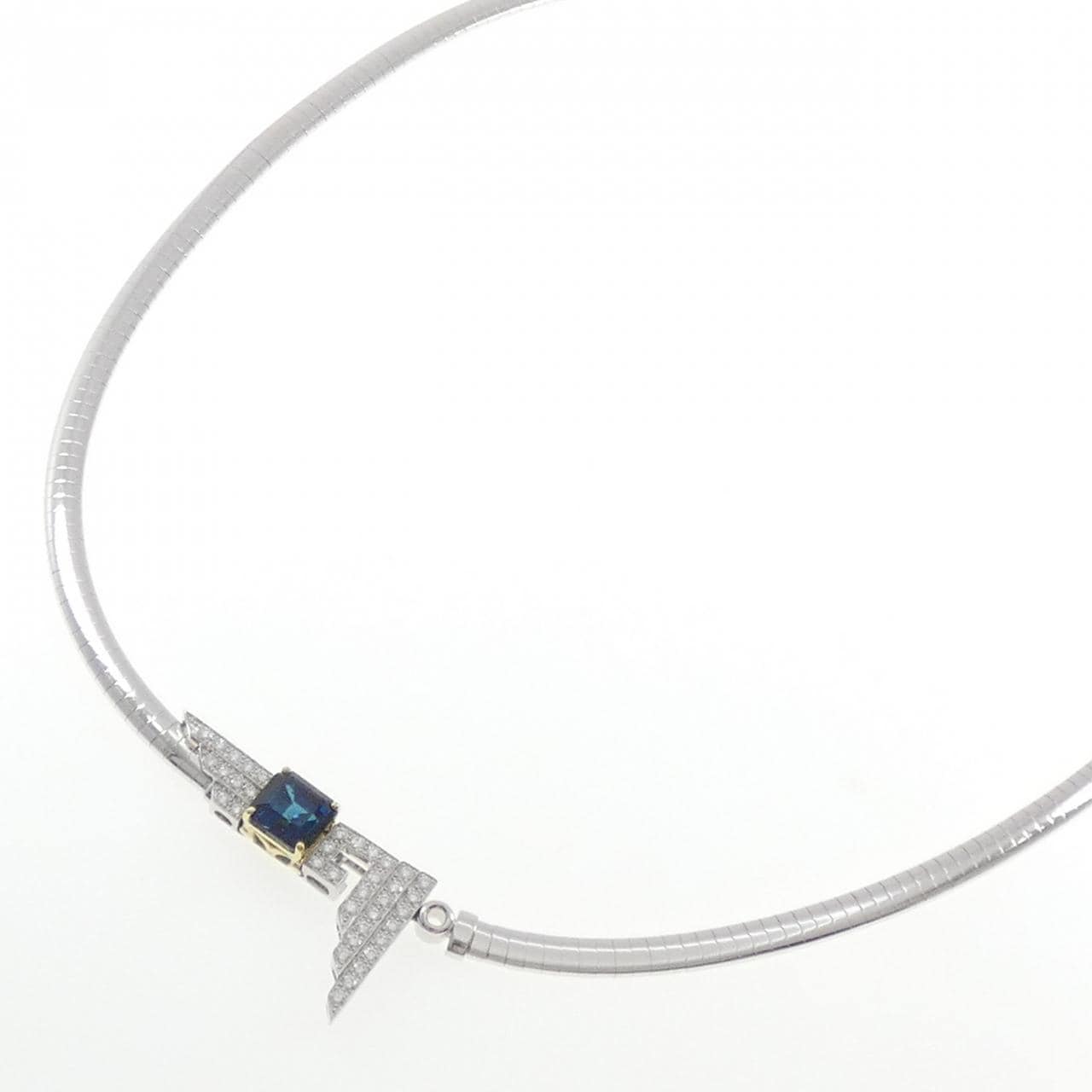 ジュエル スタジオ インディゴライトトルマリン ネックレス 4.00CT