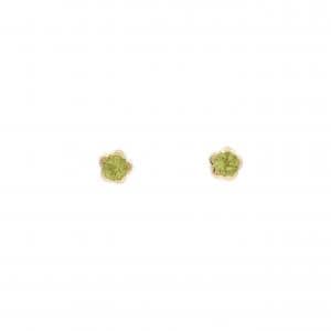 【新品】K18YG ペリドット ピアス