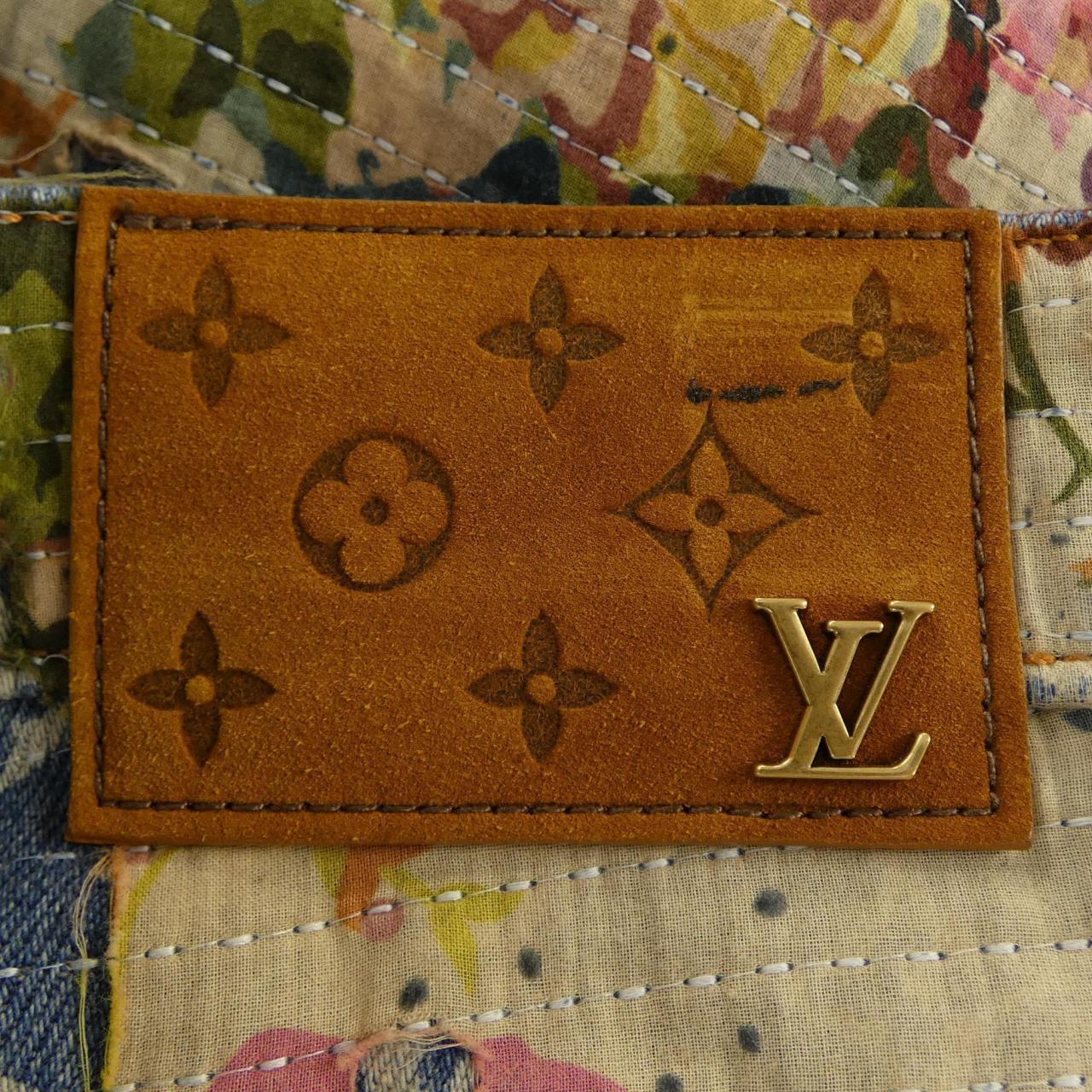 ルイヴィトン LOUIS VUITTON デストロイドカーペンターベルボトムデニム HND90WJF0 ジーンズ