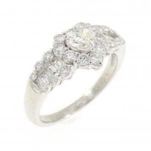 PT900 ハート ダイヤモンド リング 0.279CT