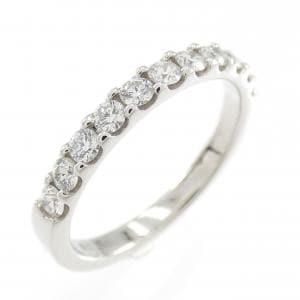 PT950 ハーフエタニティ ダイヤモンド リング 0.380CT