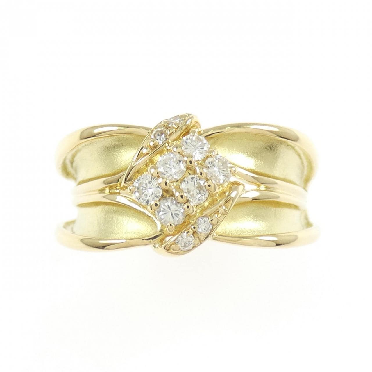 K18YG ダイヤモンド リング 0.21CT