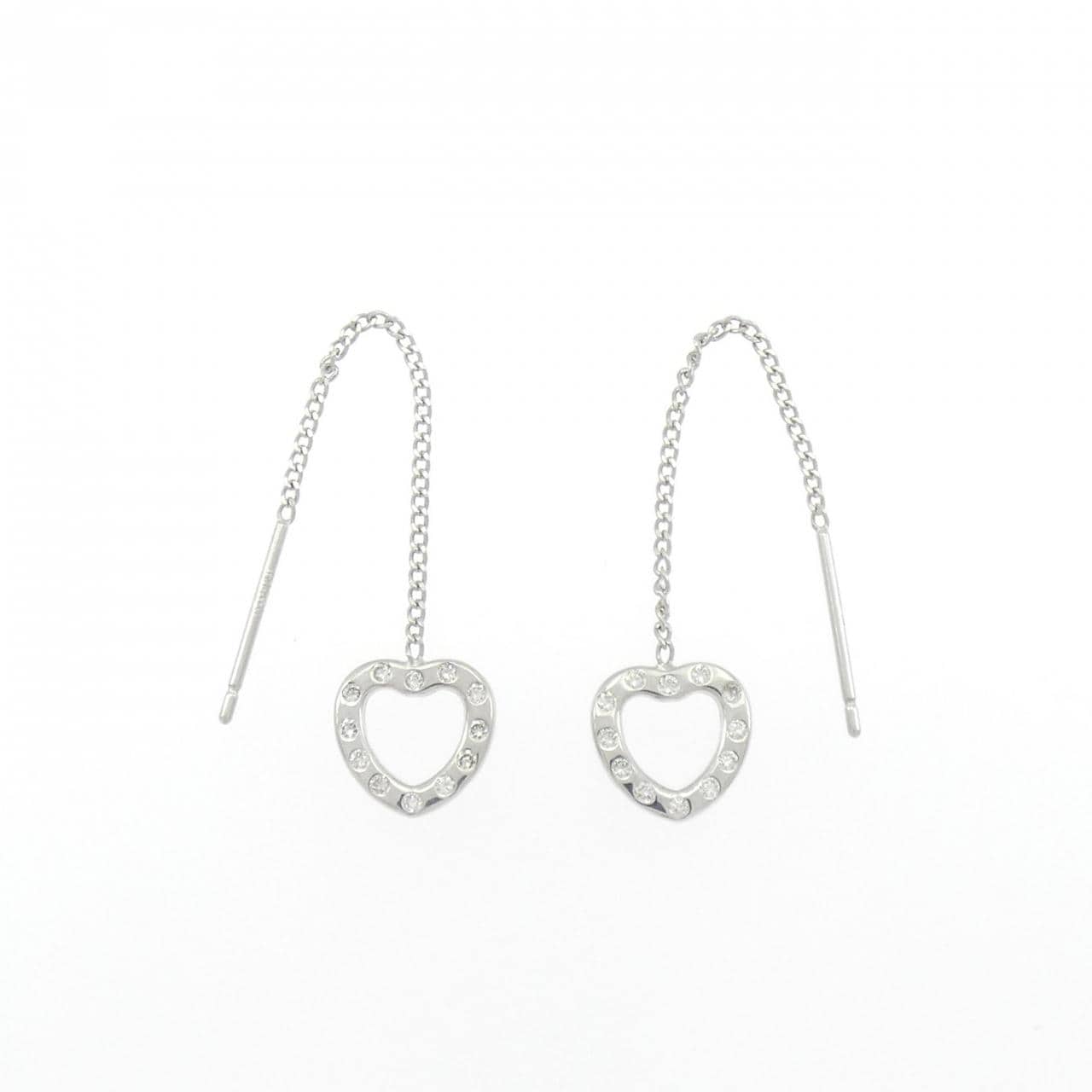 コメ兵｜K14WG ハート ダイヤモンド ピアス｜ジュエリー｜ピアス