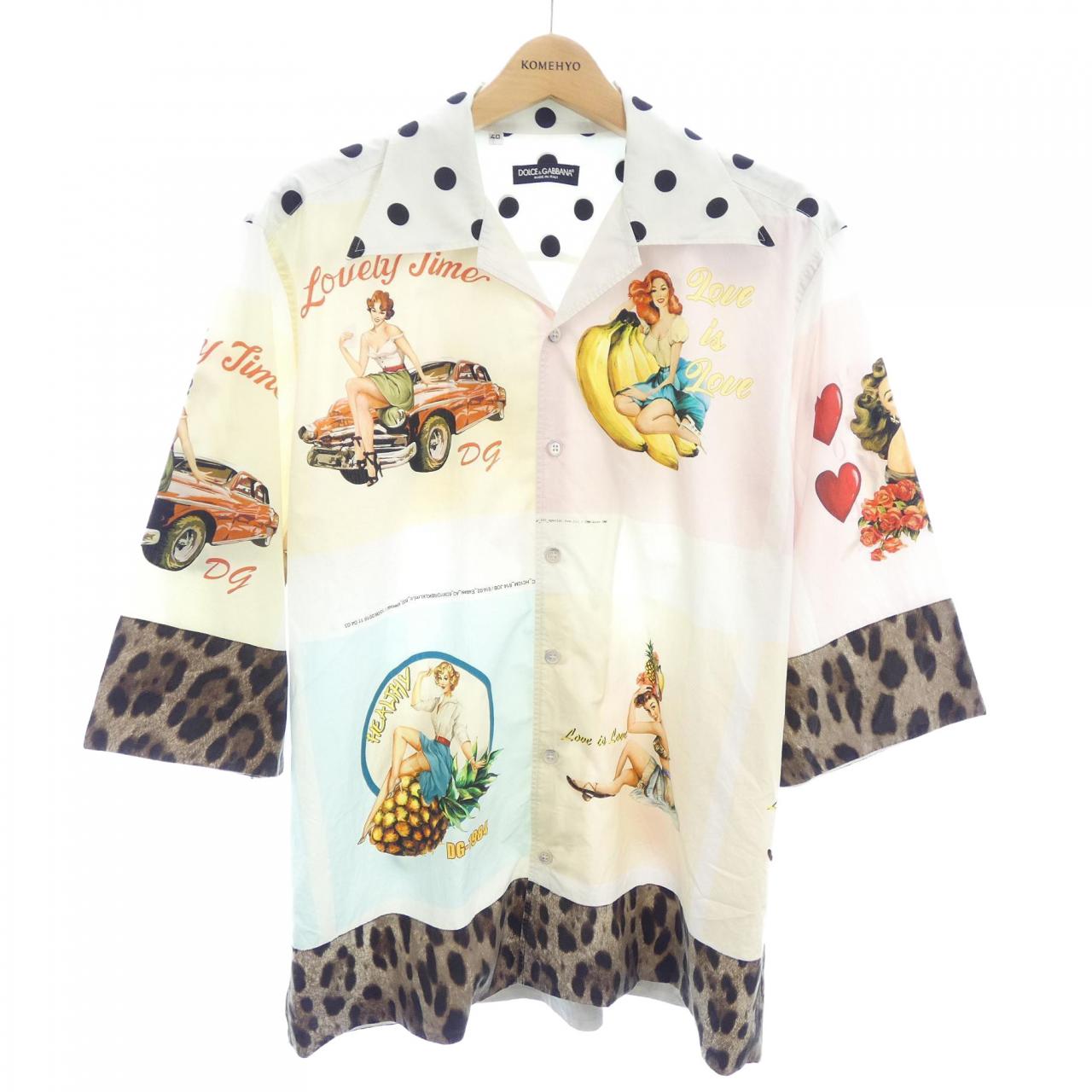 ドルチェアンドガッバーナ DOLCE&GABBANA G5HL1T GEN48 S／Sシャツ