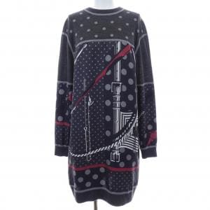 エルメス HERMES CLIL-CLAC A POIS *17-7754 ツイルレーヌ ワンピース