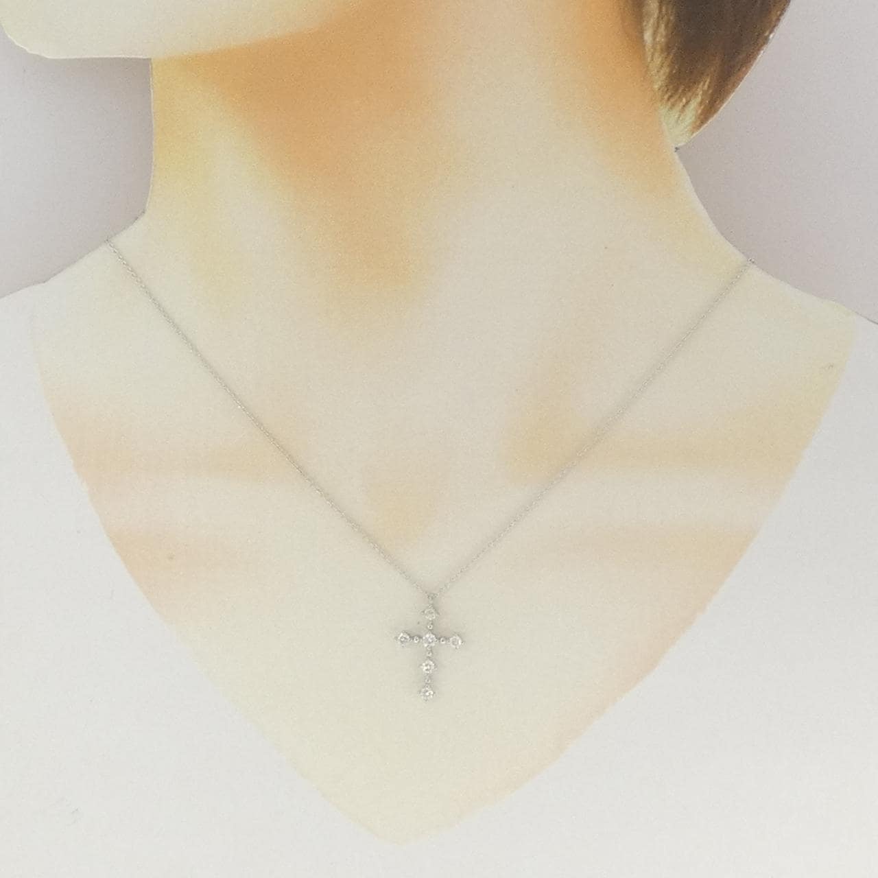 ヴァンドーム ダイヤモンド ネックレス 0.37CT
