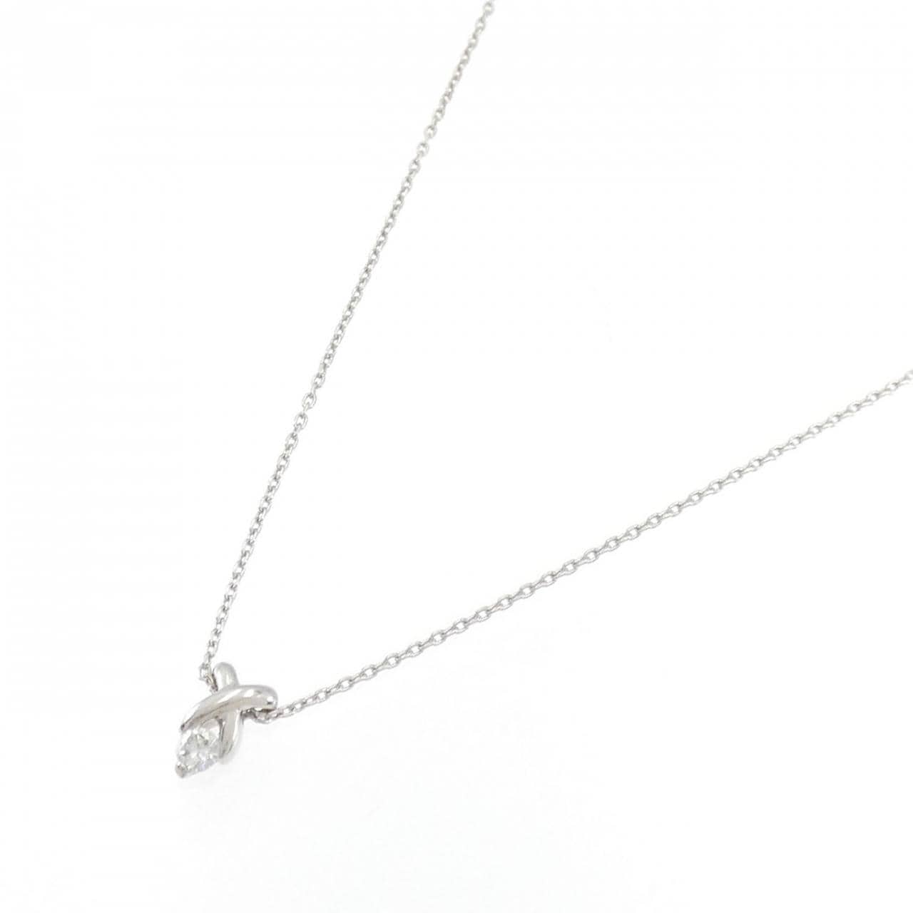 PT900/PT850 ダイヤモンド ネックレス 0.08CT