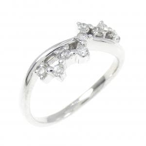 K18WG ダイヤモンド リング 0.18CT