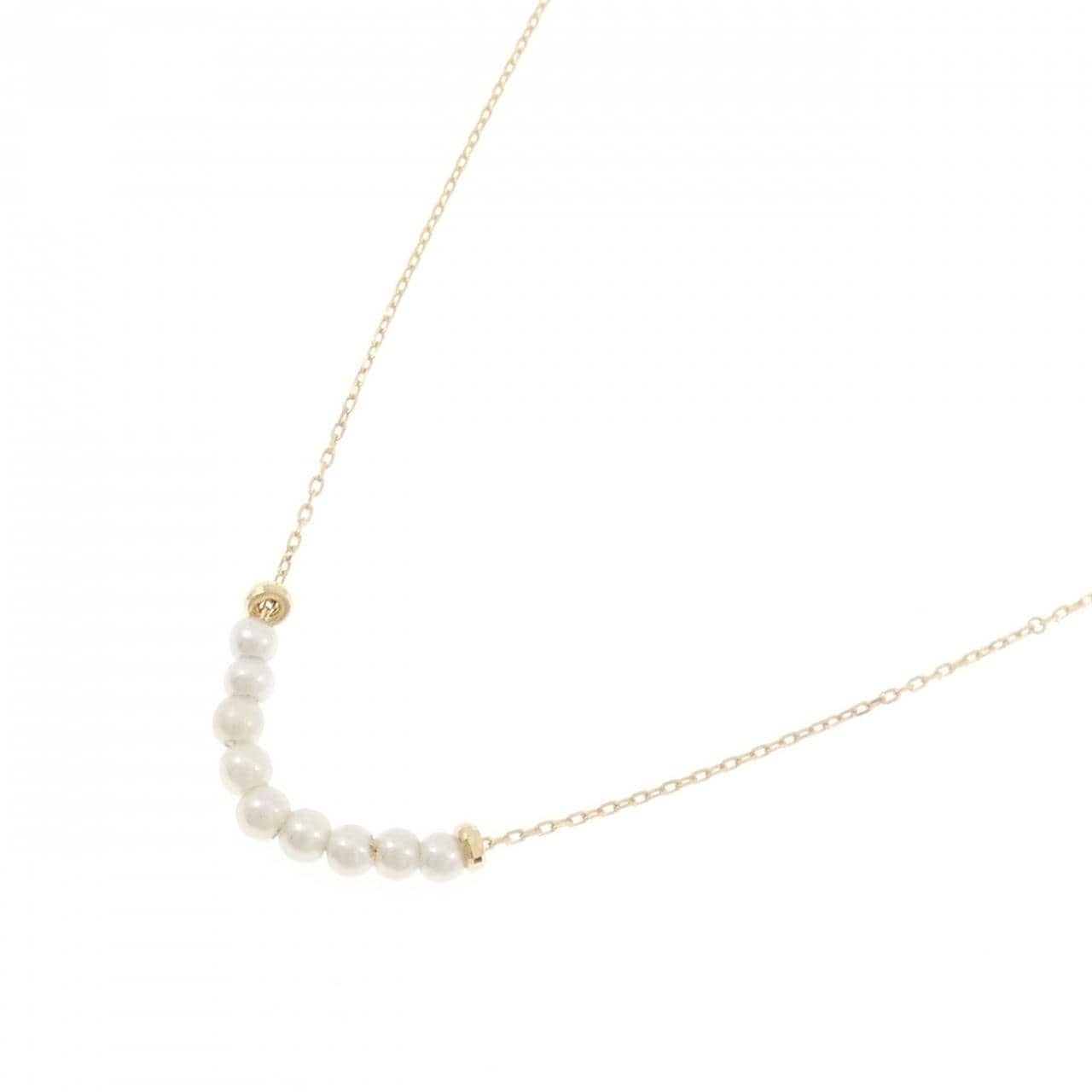 K18YG アコヤパール ネックレス