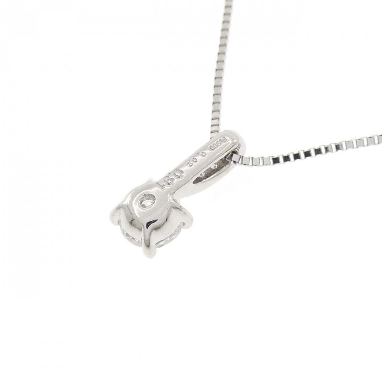 PT900/PT850 ダイヤモンド ネックレス 0.31CT