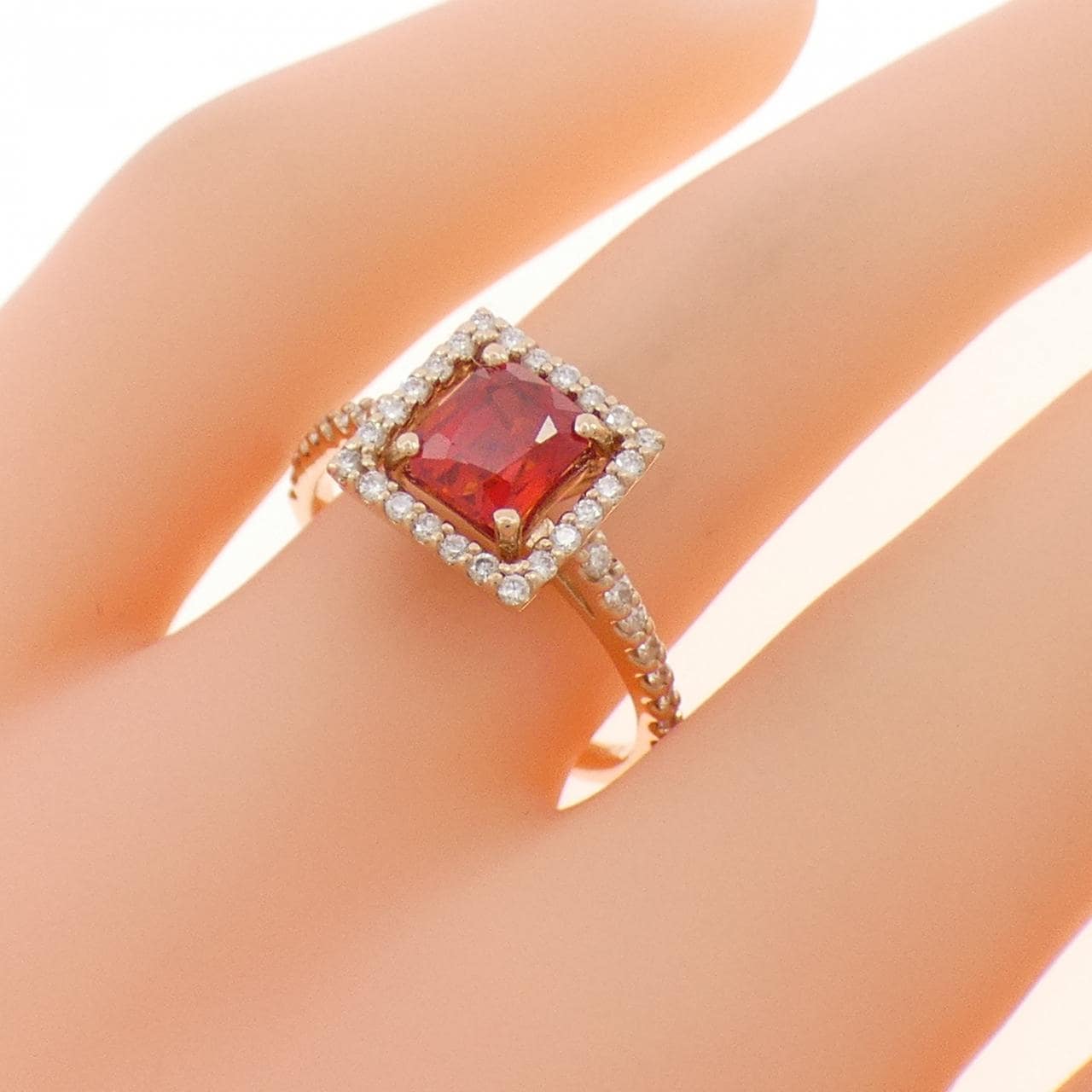 K18PG サファイヤ リング 1.184CT