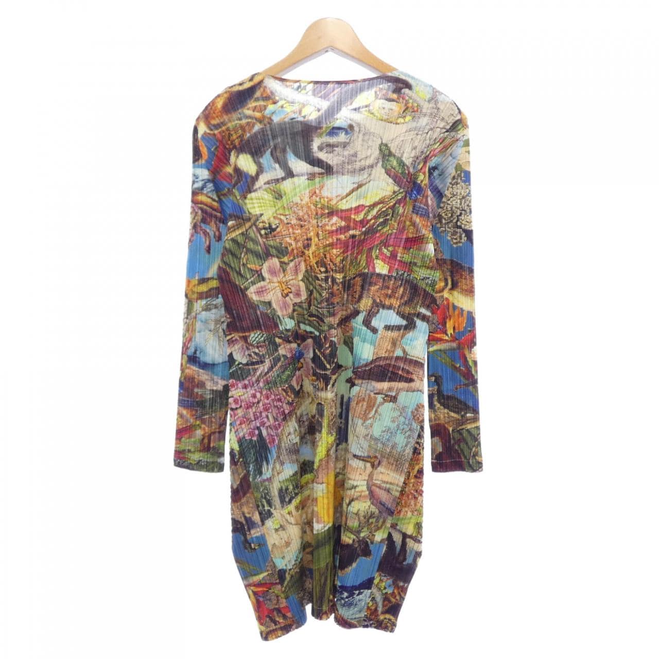 プリーツプリーズ PLEATS PLEASE 2023 AURORA JUNGLE PP33JT721 7578118 ワンピース