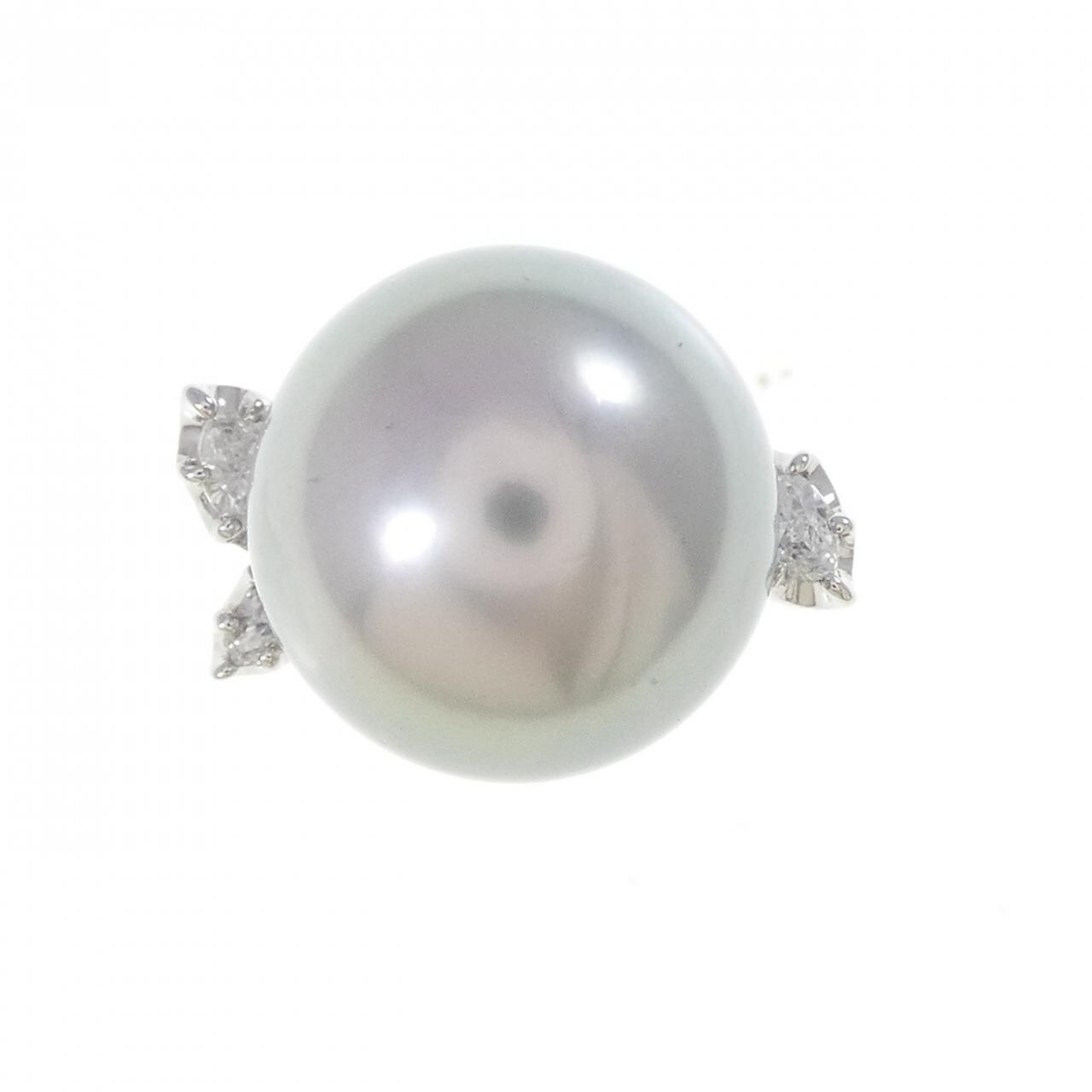 PT900 黒蝶パール リング 14mm