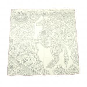 エルメス HERMES LA NOUVELLE CITE CAVALIERE H244273S カレジェアン140 ショール