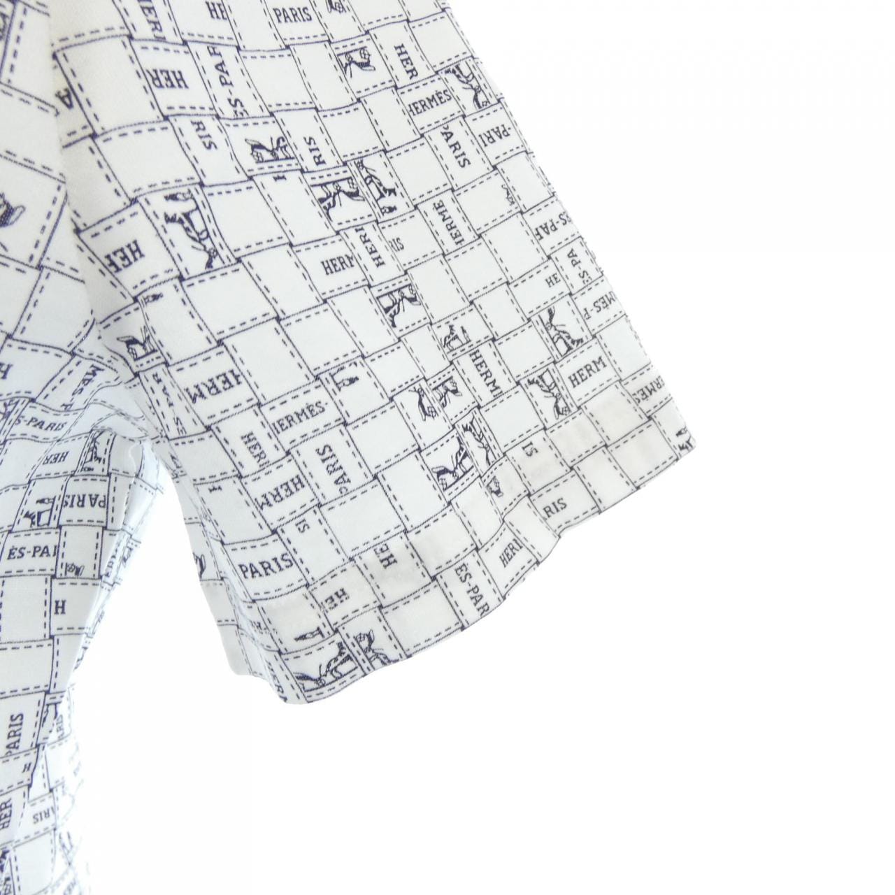 エルメス HERMES BOLDUC AU CARRE ボルデュックチェック 5E4645DK Tシャツ