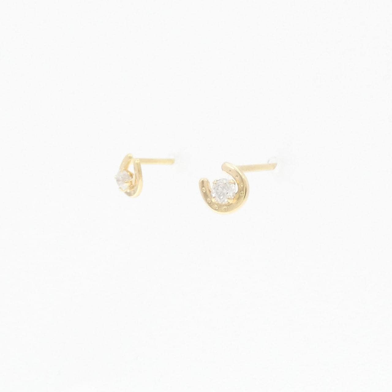 K18YG ダイヤモンド ピアス 0.06CT
