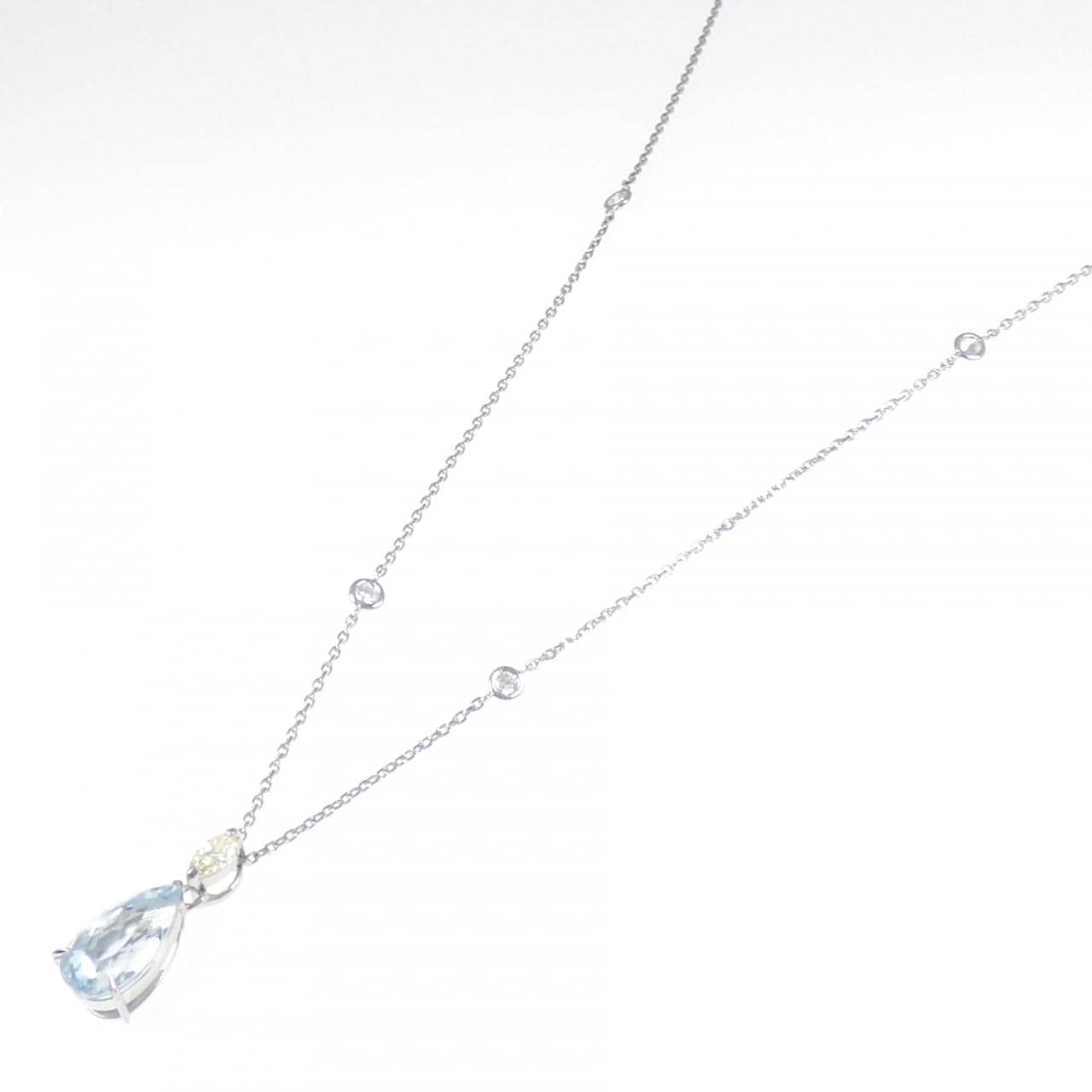 PT900/PT850 アクアマリン ネックレス 2.95CT