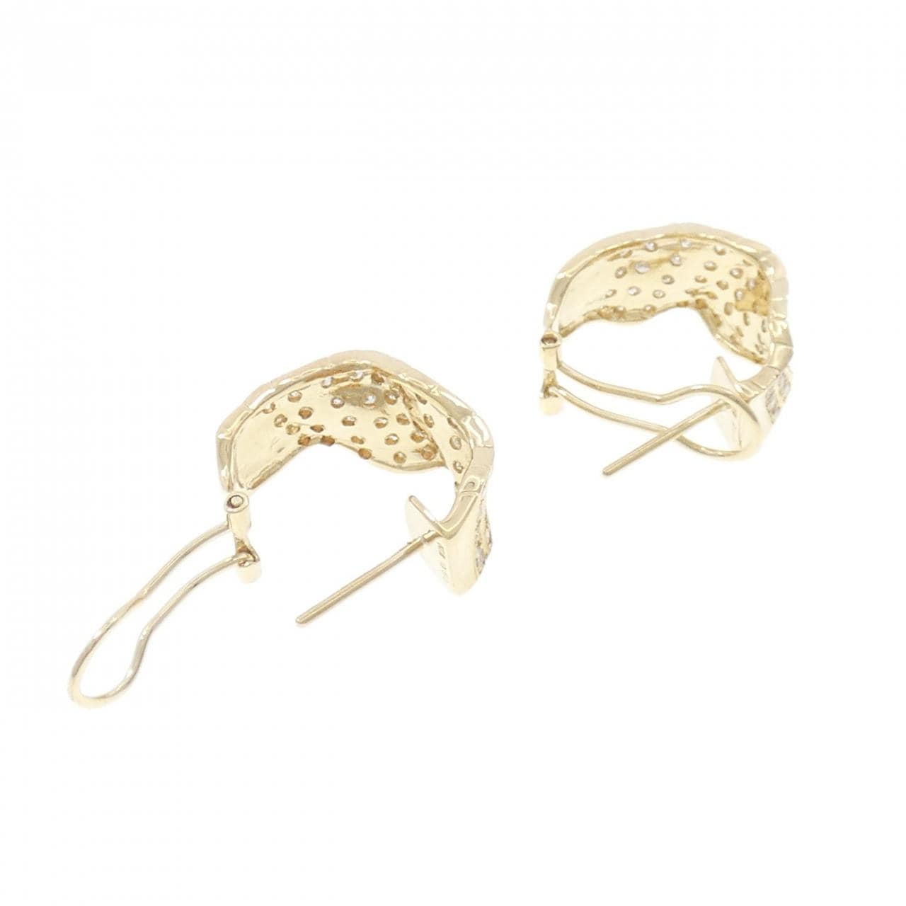 K18YG ダイヤモンド ピアス 1.00CT