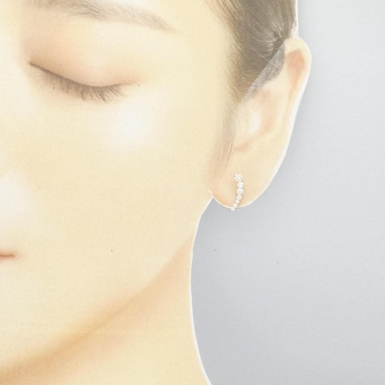 [Remake] K18YG Diamond Earrings 0.46CT