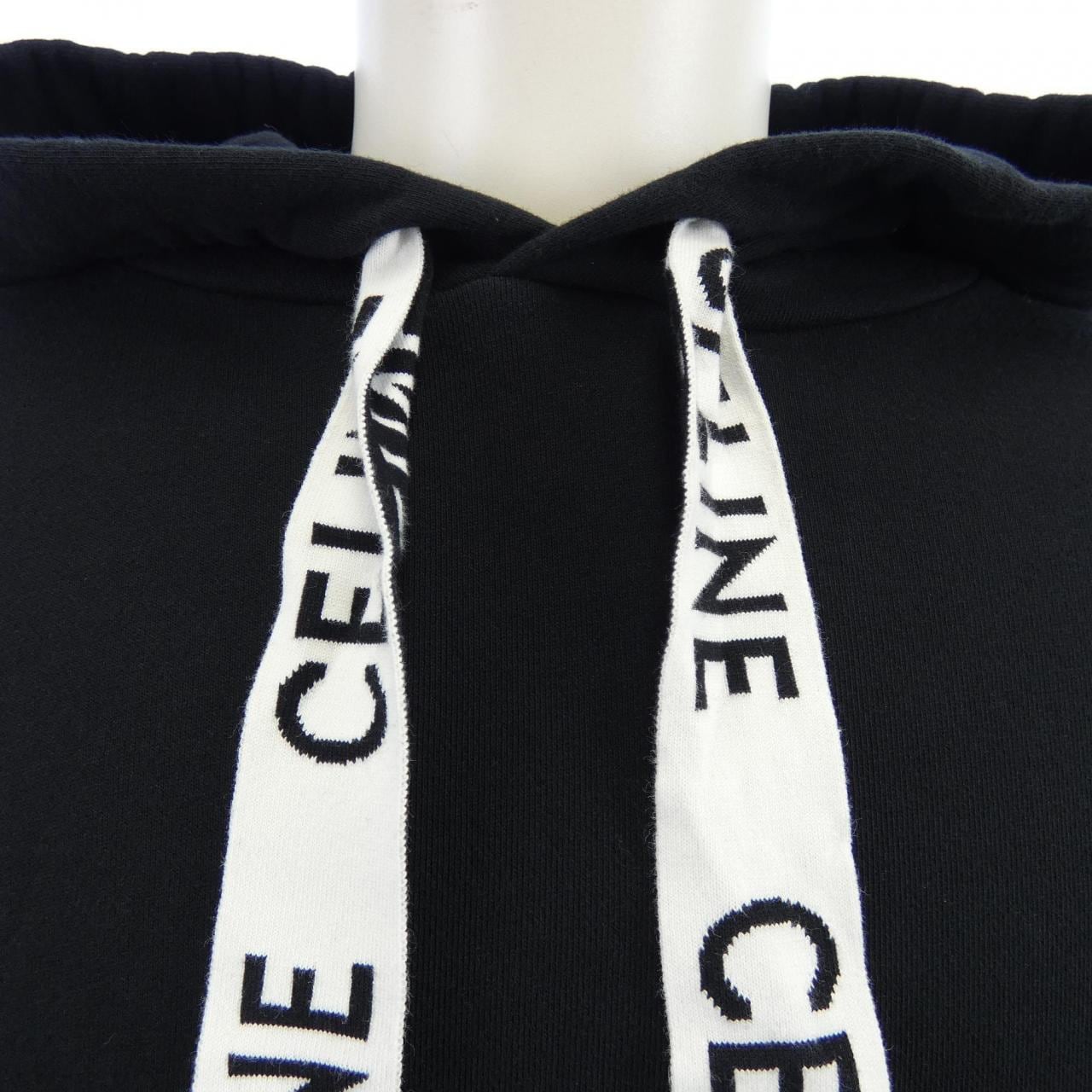 セリーヌ CELINE フード付きルーズスウェットシャツ 2Y468670Q パーカー