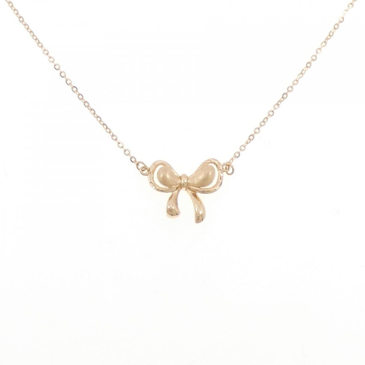 750PG リボン ネックレス