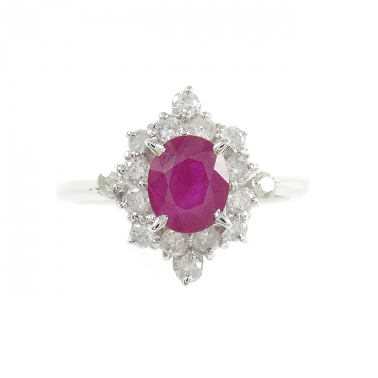 PT900 ルビー リング 1.00CT
