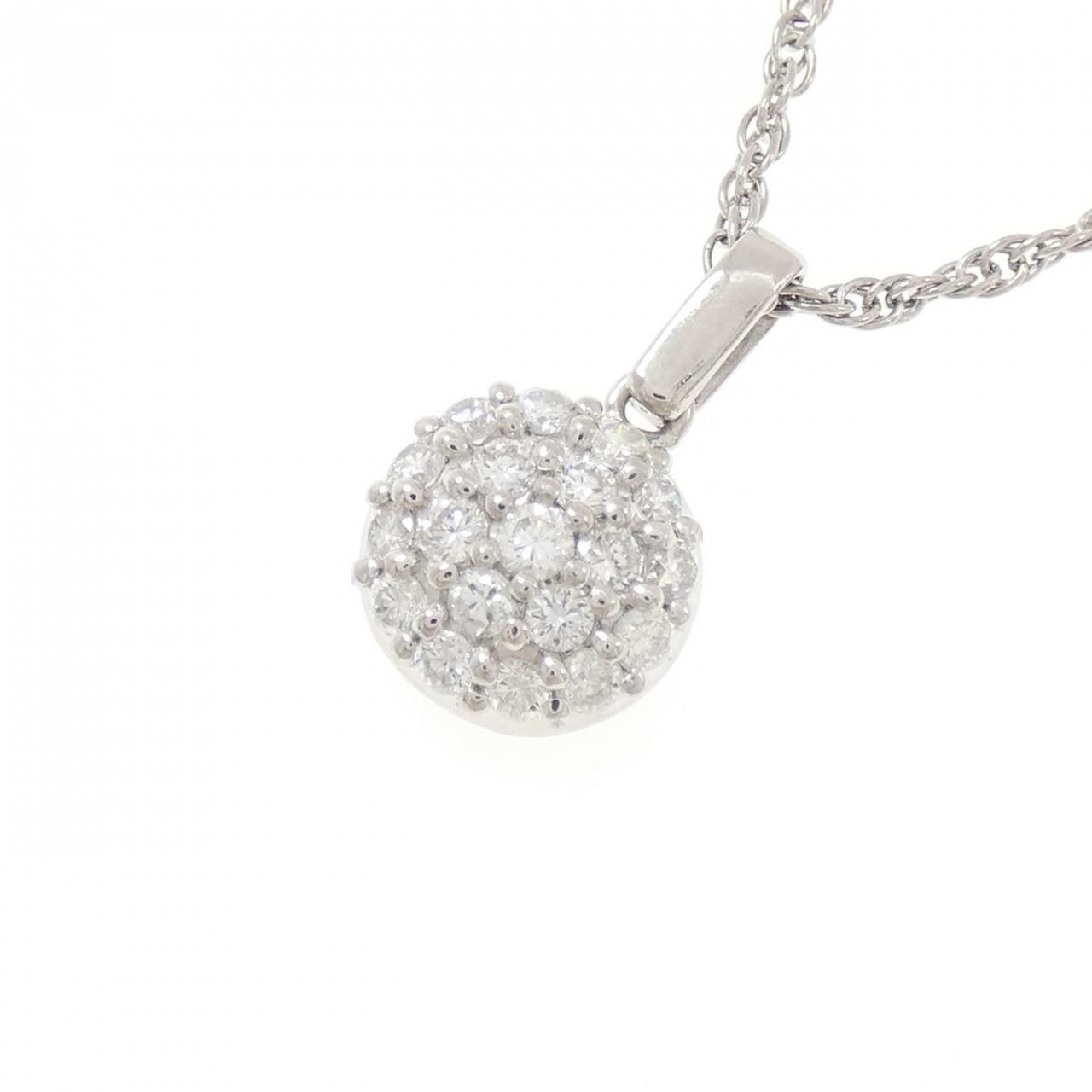 PT900/PT850 ダイヤモンド ネックレス 1.01CT