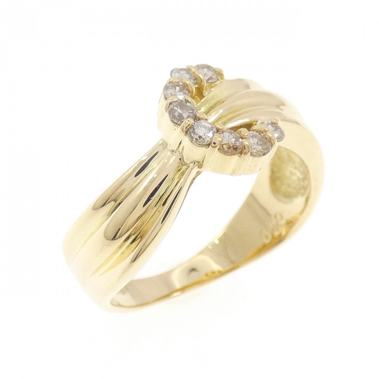 K18YG ダイヤモンド リング 0.20CT