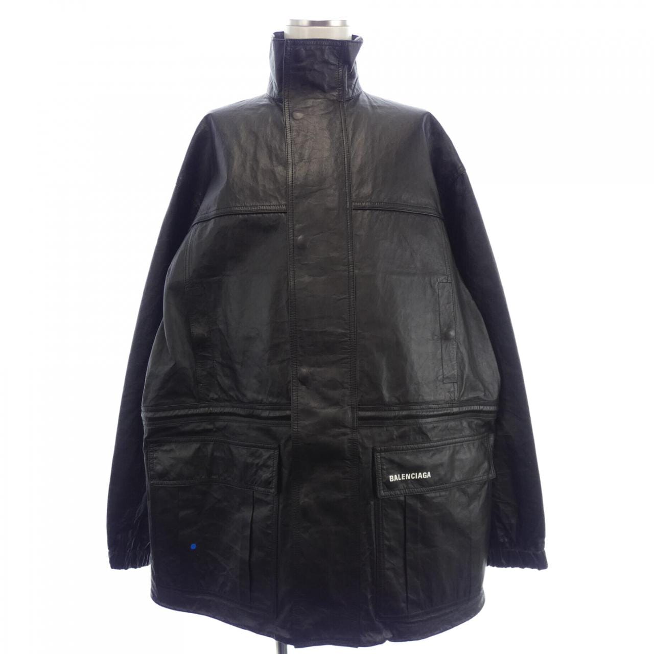 BALENCIAGA Leather Coat