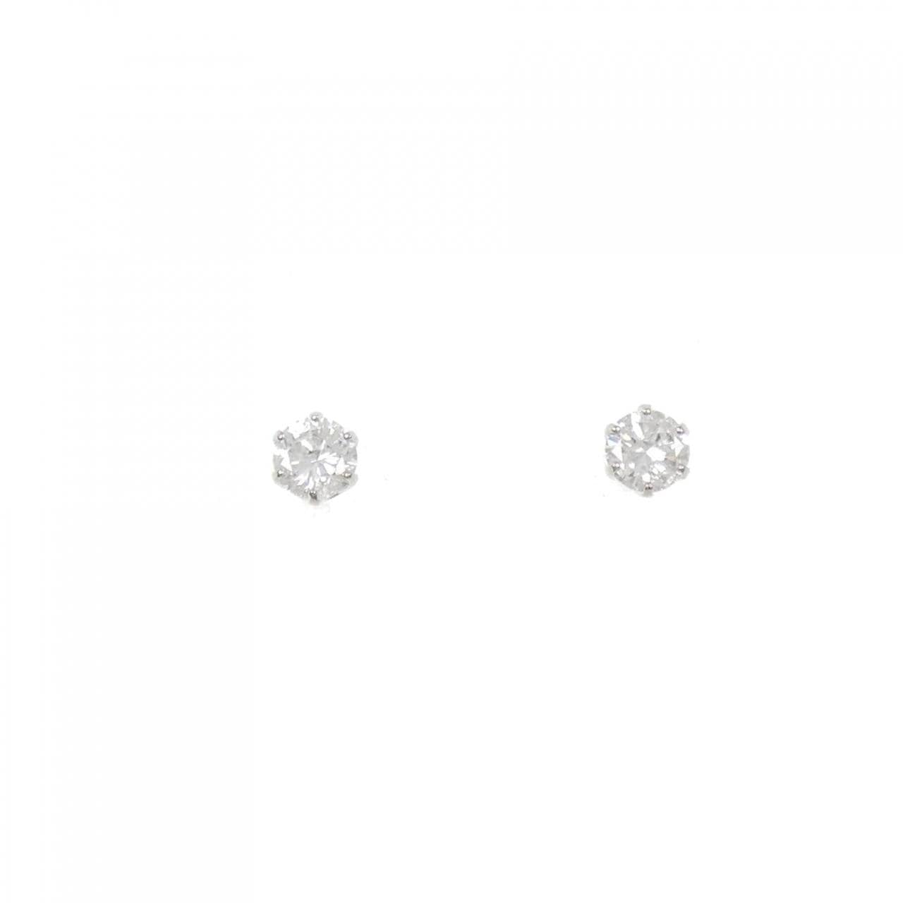 PT900单钻鑽石耳環 0.40CT