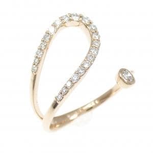 K18PG ダイヤモンド リング 0.058CT