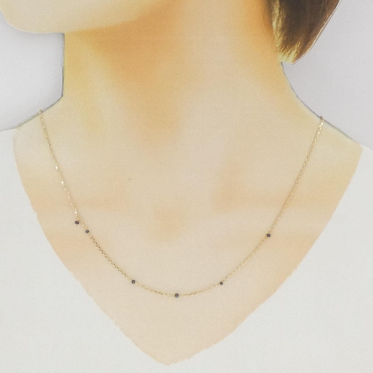 K10YG ダイヤモンド ネックレス