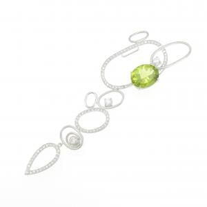 PT900 ペリドット ペンダント 4.23CT