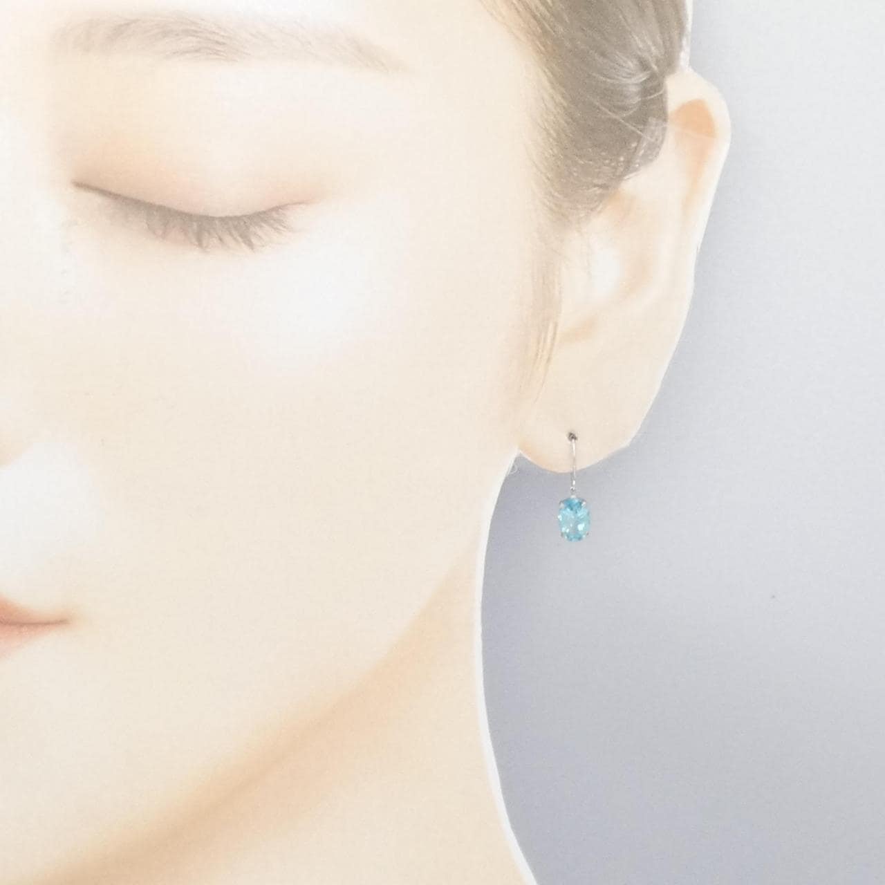 [BRAND NEW] K14WG Apatite Earrings