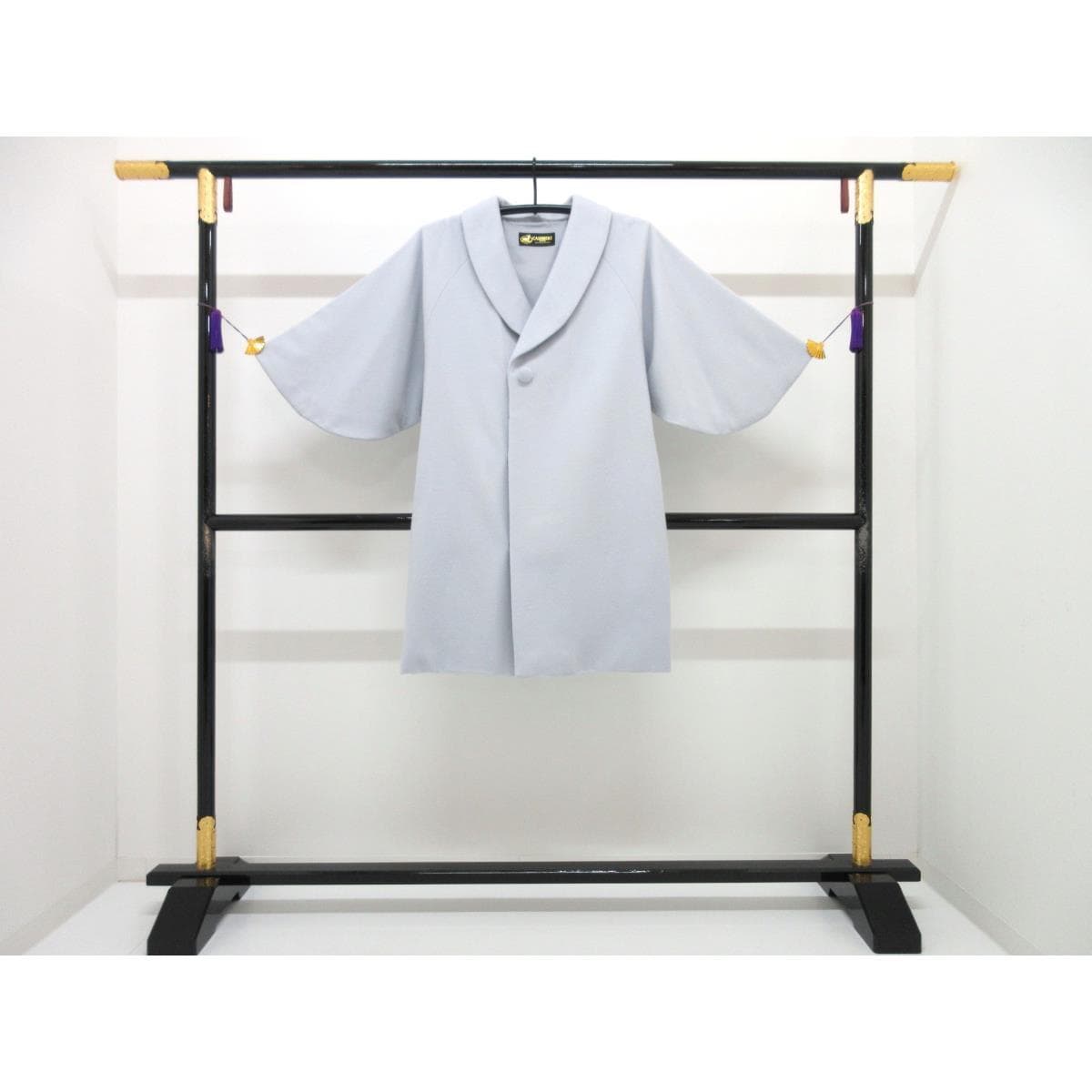 【新品】お洒落コート カシミヤ混 ヘチマ衿