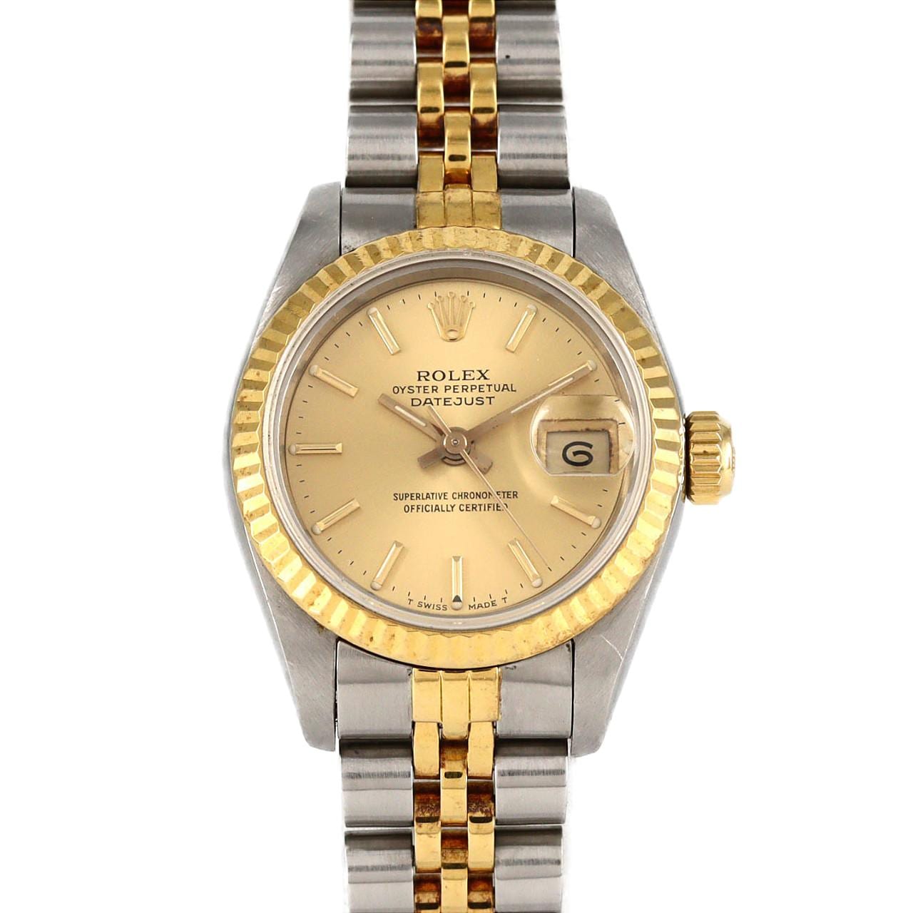 ロレックス デイトジャスト 69173 SSxYG 自動巻 9番台