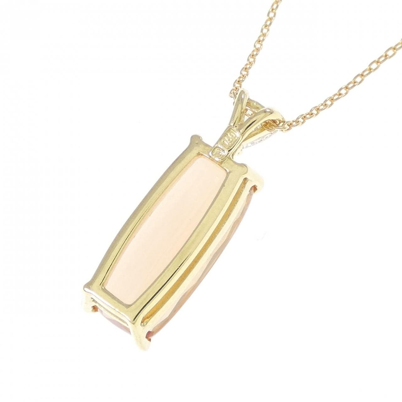 750YG/K18YG インペリアルトパーズ ネックレス